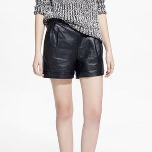 Mango Genuine Leather Shorts